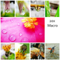mobile phone Macro Lens 20X Super Cellphone Macro Lenses for Huawei xiaomi iphone 5 6 7 8 Samsung,only use 1cm distance.