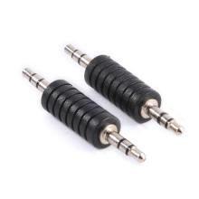 2pcs 3.5mm Jack Stereo Male to Male Audio Connector 3.5 Jack M to M Audio Plug TRS Connector Coupler Adapter Joiner Converter