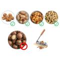 Manual Stainless Steel Pecan Nut Cracker Pecans Walnuts Adjustable Nutcracker Hazelnut Filbert Almond Plier Brazil nuts Sheller