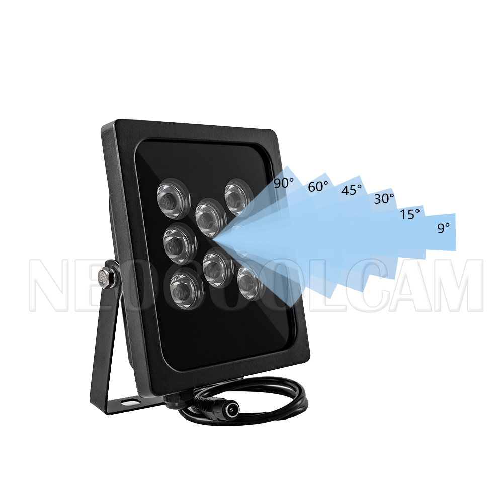NEOCoolcam 8pcs Array LEDS laser IR illuminator 850nm infrared IR Light Outdoor CCTV Fill Light Night Vision for CCTV Camera