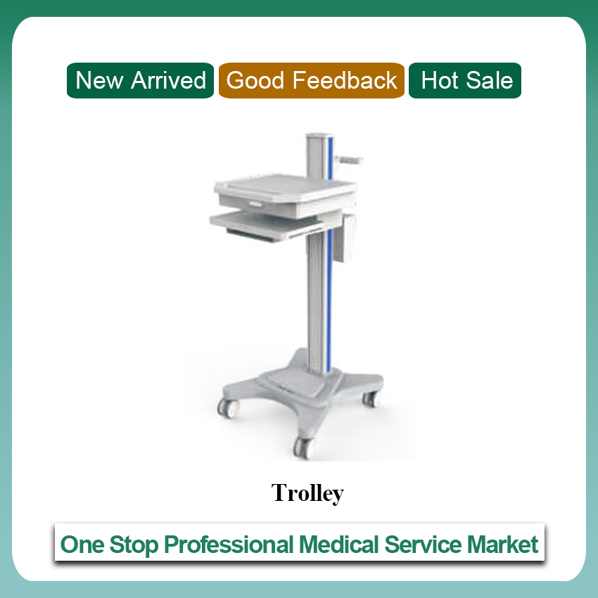 Hospital computer workstation trolley/ cart Fixed height RS201-1 + A005-3 (pls contact us for final freight)