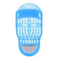 Plastic Bath Shower Feet Massage Slippers Bath Shoes Brush Foot Scrubber Spa Shower Remove Dead Skin Foot Care Tool