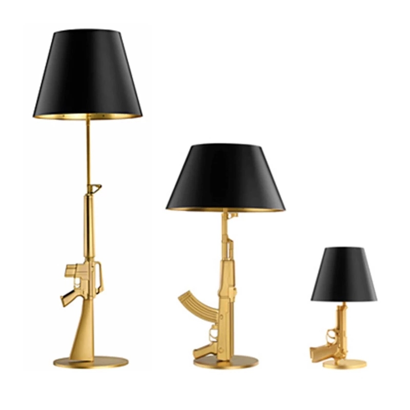 Nordic Classical AK47 Gun Lounge Floor Lamps Personality Design decoration Lamp for Bedroom Bedside Indoor Home product lamp Fix