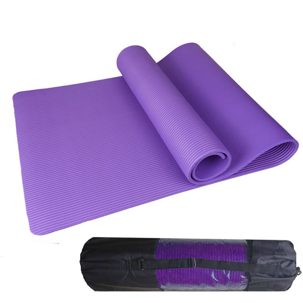 10MM Yoga Mat NBR Exercise Pad Thick Non-slip Folding Gym Fitness Mat Pilates Supplies Non-skid Floor Play Mat