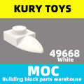 Kury Toys DIY MOC For 49668 Building block parts For Plate, Modified 1 x 1 with Tooth Horizontal For Modified Plate