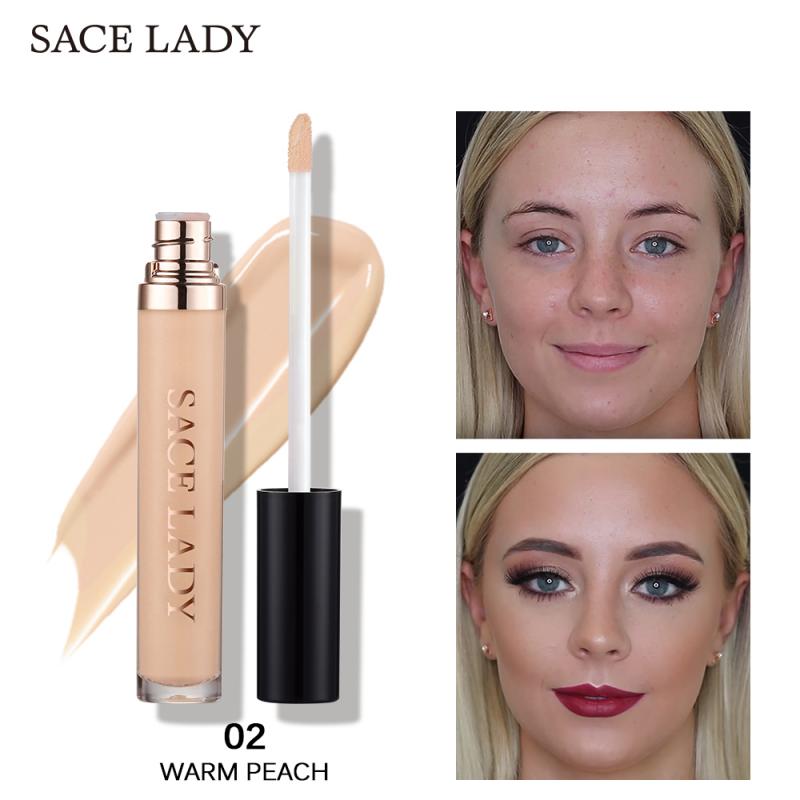 SACE LADY Face Concealer 6ML Liquid Foundation Full Cover Dark Circles Eye Base Concealer Acne Natural Lasting Makeup Cosmetic