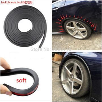soft Car Fender Flare Extension Wheel Eyebrow Protector Lip Wheel-arch Trim Wheel Eyebrow Arch Decorative Strip Car Tires