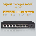 8 Port Gigabit Managed Switch Managed Ethernet Switch with 8 port 10/100/1000M VLAN