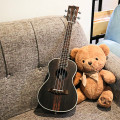 Ukulele 23 26 Inches Concert Ebony Mini Electric Acoustic Guitar 4 Strings Ukelele Guitarra Install Pickup Stringed Instrument