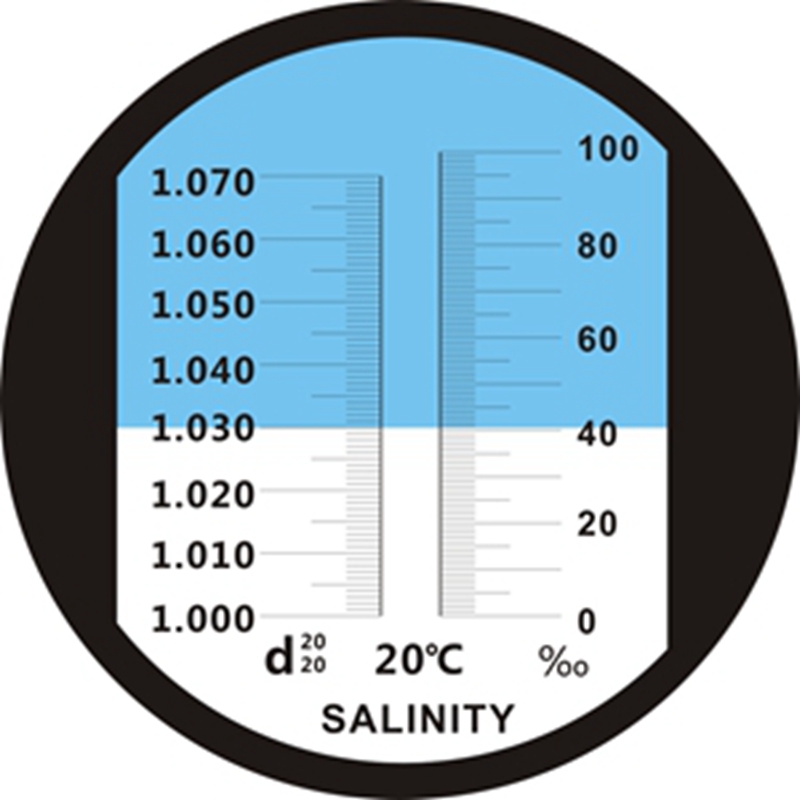 0-10% Sea Salinity Refractometer Meter Ocean Water Salt Concentration Aquarium Handheld Mariculture Breeding Gravimeter Analyzer