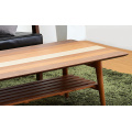 Living Room Furniture Folding Legs Contemparay Low Center Coffee Table Modern Home Wooden Console Sofa Side Table