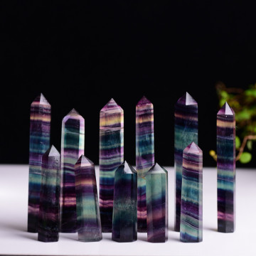 1PC Natural Hexagonal Crystal Column Crystal Point Healing Stick Mineral Crystal Home Decoration Stone Study Room Decoration#40