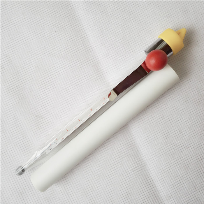 Glass Candy Instant Read Deep Fry Thermometer with Clip