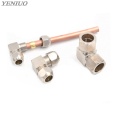 Pneumatic oil Pipe Fitting 4 6 8 10 12 14 16mm Pipe OD Elbow 90 Degrees Brass Compression Tube Pipe Fittings Connector