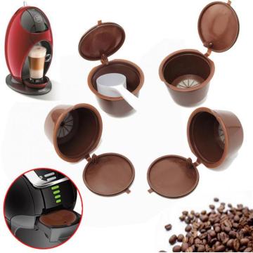 2pcs/set Cafe Reusable Coffee Capsule For All Nescafe Dolce Gusto Models Refillable Filters Baskets Pod Soft Taste Sweet