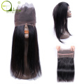 Sterly Brazilian Straight Hair 360 Lace Frontal Closure With Baby Hair Remy Human Hair Free Part Natural Color Free Shipping