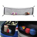 Adjustable 90*40 CM Universal Envelope Car Trunk Luggage Storage Cargo Net - Universal Stretchable Truck Net with 4 Hooks