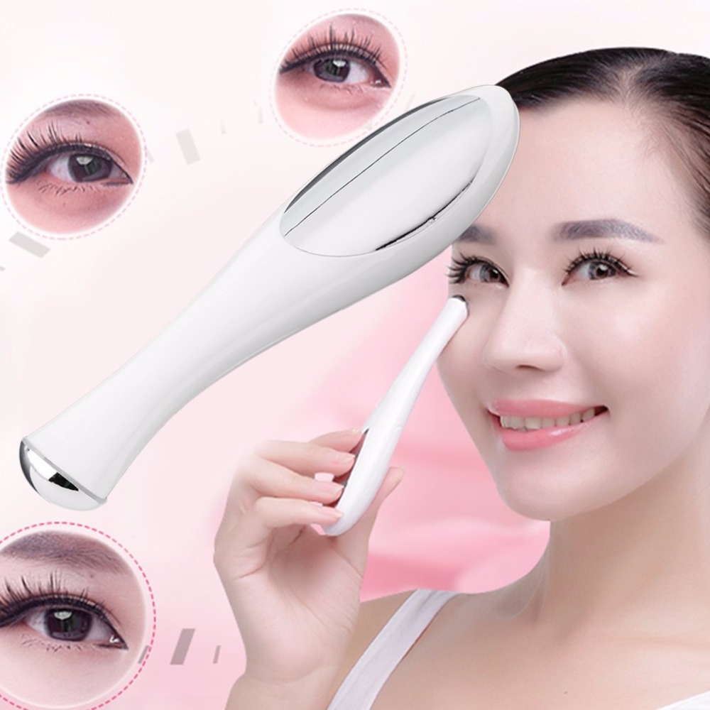 Electric Eye Massager Mini Eyes Wrinkle Dark Circles Removal Pen Anti Aging Massager Negative Ion Vibration Face Lifting Tool