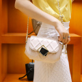 Korean summer mini rhomboid chain cross body bag