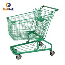 Green Large Capacity German Shopping Trolley