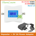 Gsm Lte 4g Mobile Network Booster 900mhz 1800mhz Repeater fixed wireless terminal