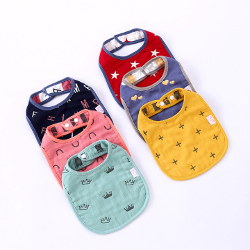 Newborn Accessorries Boy Girl Bandana Bibs Cute Cartoon Animal Print Saliva Towel Lunch Feeding Slabbetjes Infant Burp Cloths