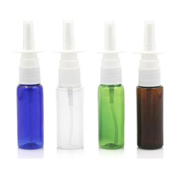 2PCS 5/10/15/20/60ml PET Empty bottle Plastic Nasal Spray Bottles Pump Sprayer Mist Nose Spray Refillable Bottles For Medical