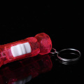 2pcs Kawaii Mini LED Flashing Flashlight Toys Kids Flash Light Key Rings Light up Gift for children
