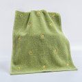 GIANTEX 2pcs 35*75 Soft Face Towel Microfiber Adult Beach Towel Cotton Embroidery Coral Fleece Absorbent Dry Hair Towel