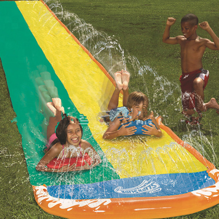 inflatable sprinkler and slides