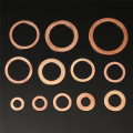 280pcs Solid Copper Washers Copper Gasket Washers Sealing Ring Set With Box 12 Sizes