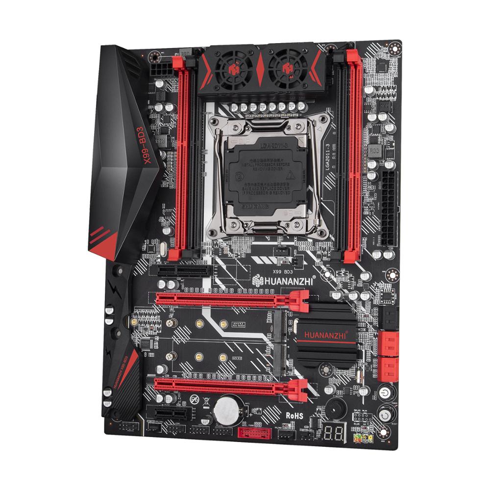 X99 Motherboard HUANANZHI X99 BD3 Intel X99 LGA 2011-3 All Series DDR3 RECC128GB M.2 PCI-E NVME NGFF ATX Server Mainboard