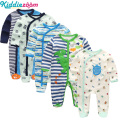 3/4/5Pcs/set Super Soft Cotton Baby Unisex Rompers Overalls Newborn Clothes Long Sleeve Roupas de bebe Infantis Boy clothing Set