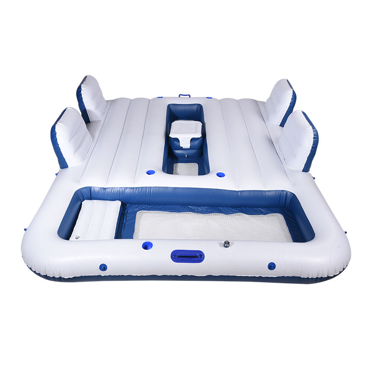 Simple Multifunctional Floating Island Inflatable Backrest Floatie