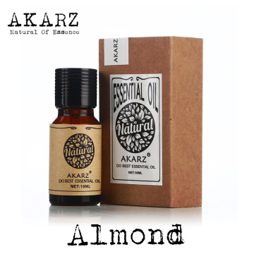 AKARZ Famous brand natural almond Essential Oil care hair Eliminate the corner of the eye wrinkles Skin smooth almond oil