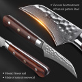 XINZUO 3.5-inch Kitchen Knife High Quality High Carbon Stainless Steel Japanese Series Damascus Kitchen Tools Rosewood Handle