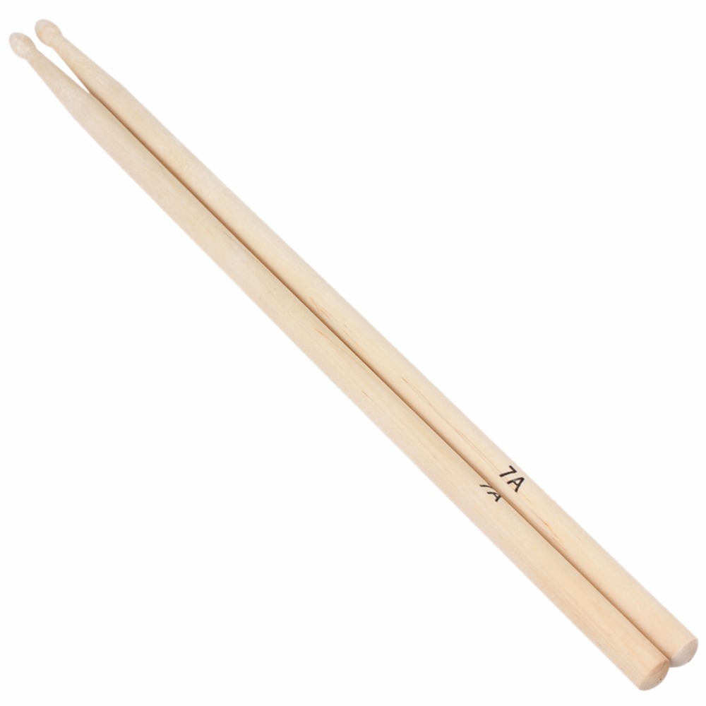 1 Pair of 7A Professional Maple Wood Drumsticks Stick for Drum Set Lightweight Wholesale
