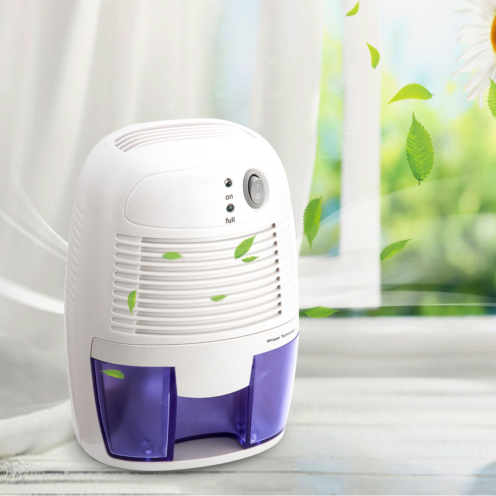 Portable 500ML Mini Dehumidifier For Home Moisture Absorbing Air Dryer With Auto-Off And LED Indicator Air Dehumidifier