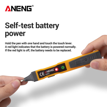 VD806 Continuity Voltage Detector Pen Non-contact Inductive AC/DC Voltage Meter Electric Compact Pen Voltage Battery Test Pencil