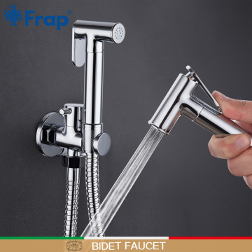 Frap bidet faucet hand shower Bathroom bidet shower faucet Chrome shower set toilet bidet Brass wall mount bathroom tap mixers