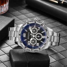 charm quartz alloy stainless steel watches for men