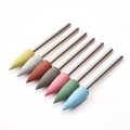 Rolabling 28 Types Rubber Silicone Nail Drill Bit Milling Cutter Polishing Tools Nail Buffer Bits Manicure Drill Accessories