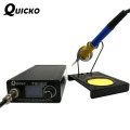 QUICKO New OLED T12 Digital Soldering Station Iron Temperature Controller 108W With EU Plug T12 907 Handle lead-free station