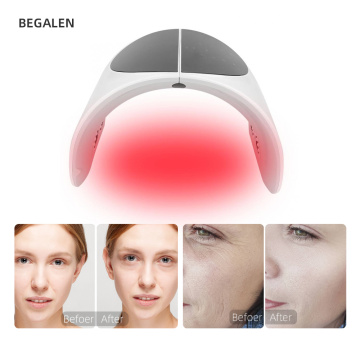 Foldable PDT Acne Removal Machine 7 Colors PDT Led Light Facial Acne Treatment Face Whitening Skin Rejuvenation Therapy Device