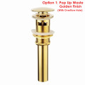 Luxurious Golden P Trap Solid Brass Bottle Trap & Pop Up Waste Plumbing Tube Factory Wholesale