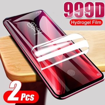 2Pcs Hydrogel Film For Xiaomi Redmi Note 9 Pro Max 8 7 9s 8t Soft Screen Protector For Redmi 6 5 PLus 9A 8A 7A 6A 5A Not Glass