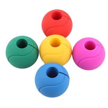 1 Pair Candy Color Barbell Hand Ball Grips Dumbbell Kettlebell Fat Grip Silicone Pull Up Weightlifting Gym Fitness Equipments