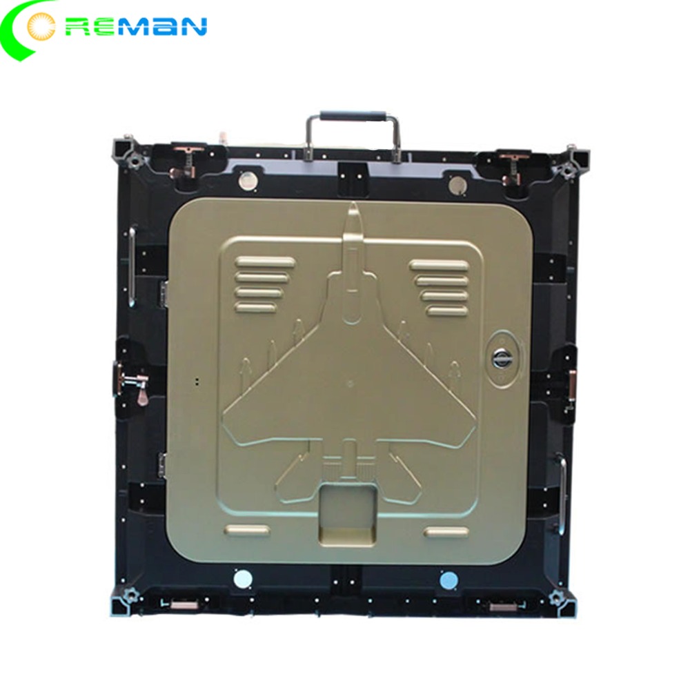 Cheapest price empty led display cabinet 640mm x 640mm , Die-casting aluminum led cabinet for p5 p10 led module 320x160mm