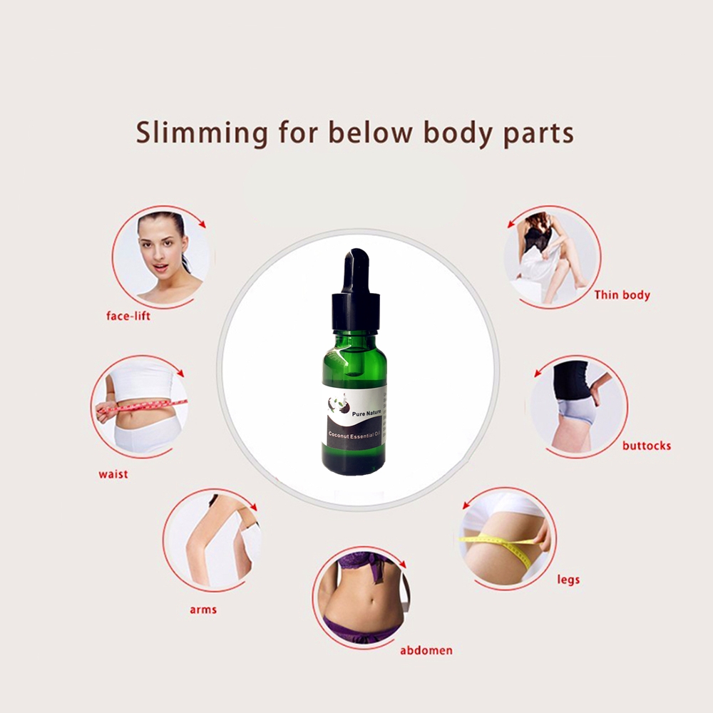 Coconut Massage Essential Oil for slimming Face Lift Anti Wrinkle Facial Relaxation Lift Slimming Wheel Beauty Stick 15ml