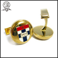 Buy metal painted cufflinks gold online